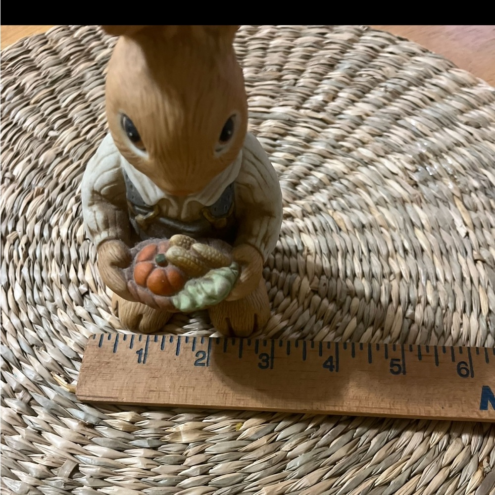 Charming Brown Rabbit Figurine - Picture 3 of 4